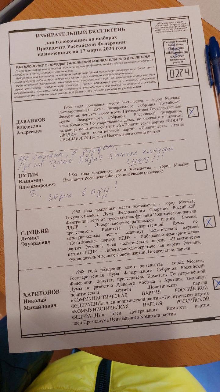 В России проходит «Полдень против Путина»