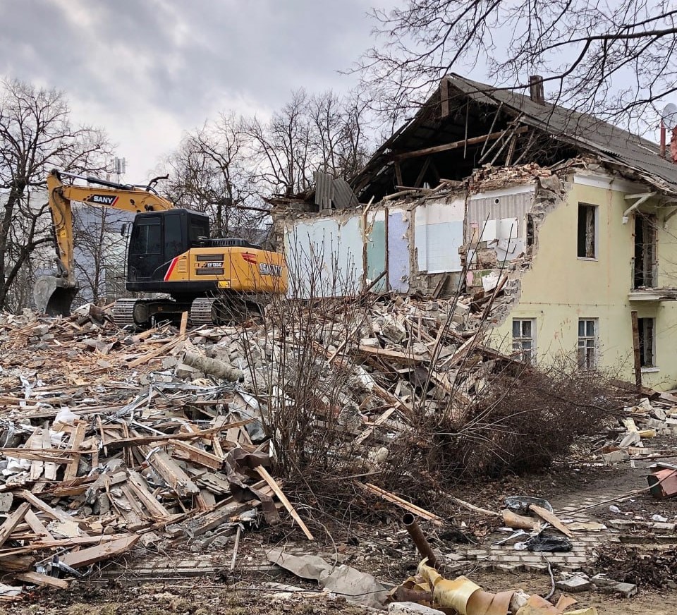 В Белгороде начали сносить исторический квартал