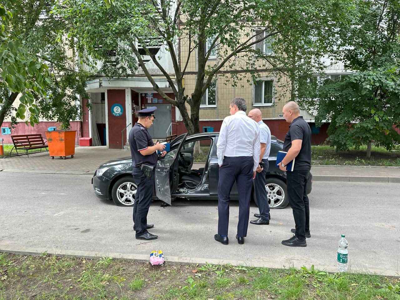 Неизвестные взорвали автомобиль жителя Белгорода