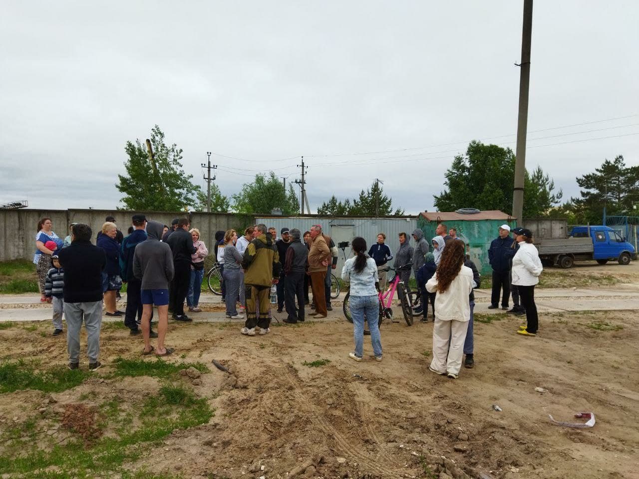 Засыпка Волги и захват берега в Куземетьево