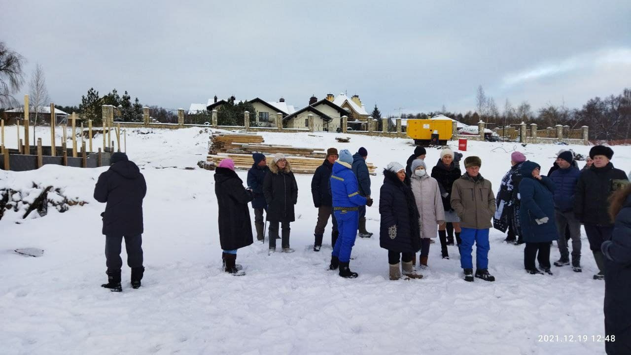 Засыпка Волги и захват берега в Куземетьево