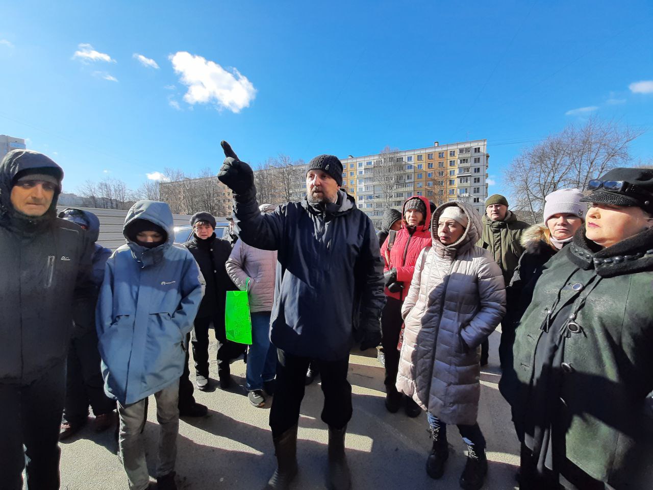 Встреча защитников парка Академика Сахарова