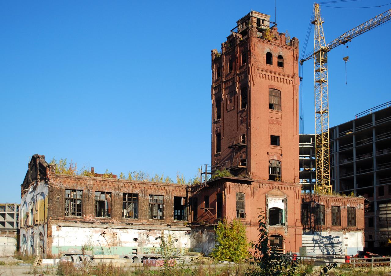 Ул б заводы. Завод вулкан СПБ. Завод вулкан Пионерская ул. Завод вулкан на Петроградской стороне. Питер красный треугольник водонапорная башня.