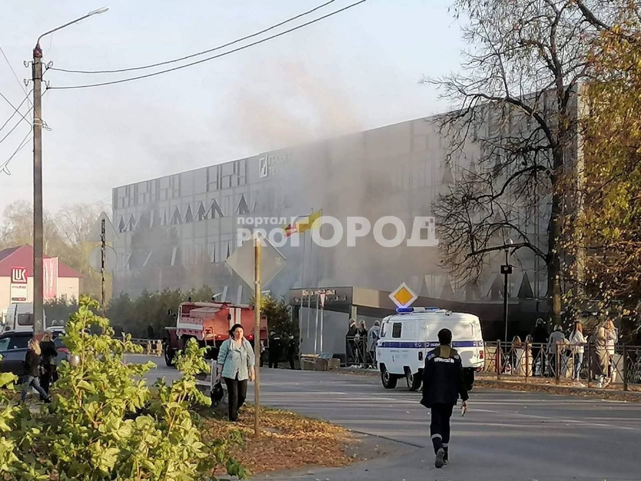 В Чувашии загорелся завод спецавтомобилей