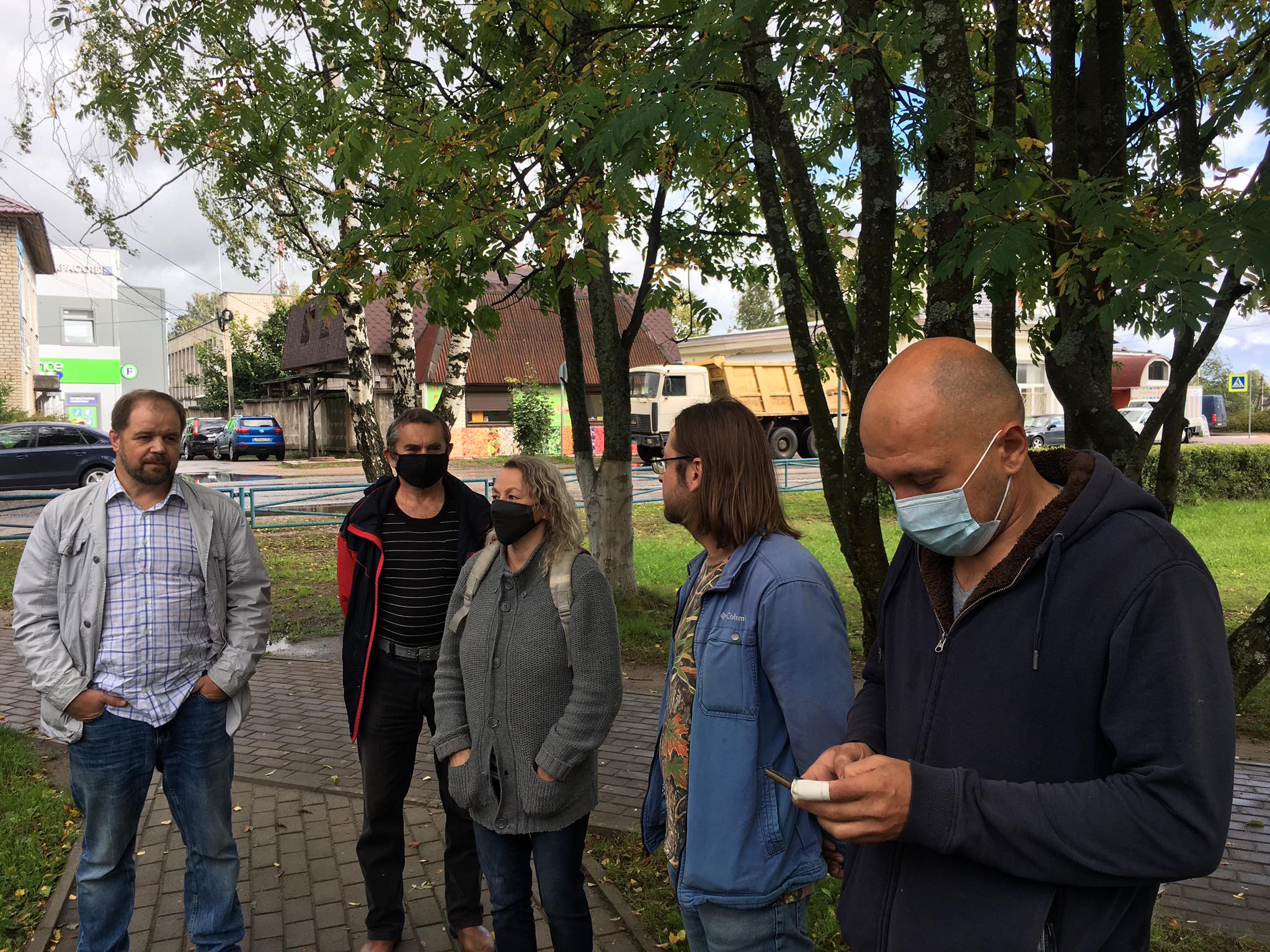 Народный сход в Сосново Ленинградской области