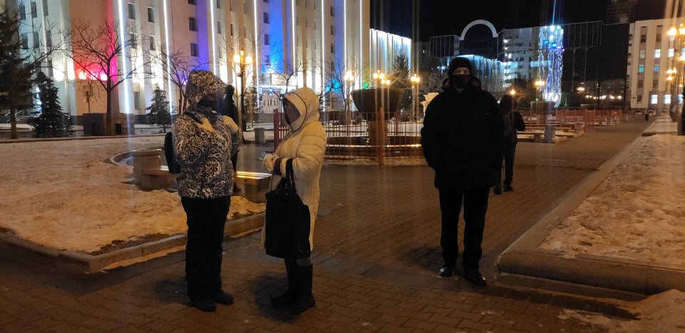 Хабаровск: сход на Площади Ленина и "мобильные пикеты" в 142-й день протестов