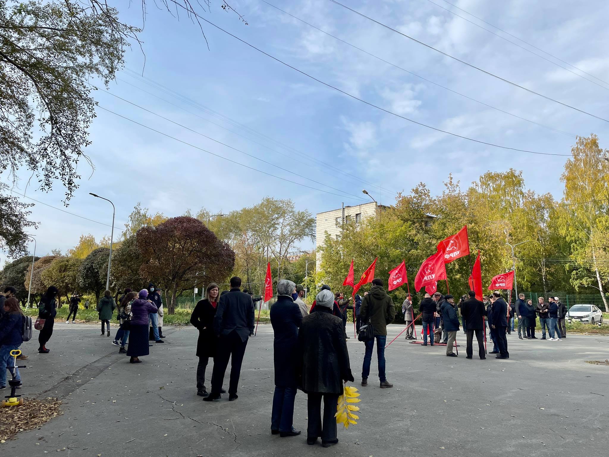 Массовый пикет против фальсификации выборов в Екатеринбурге