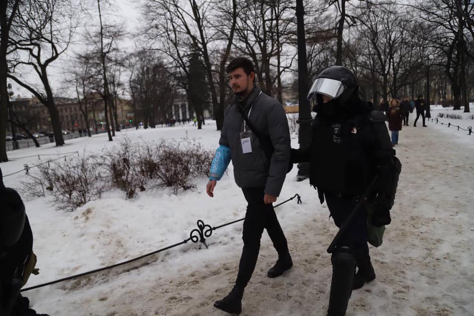 Действия полиции в отношении журналистов на акциях 23 января будут обжалованы