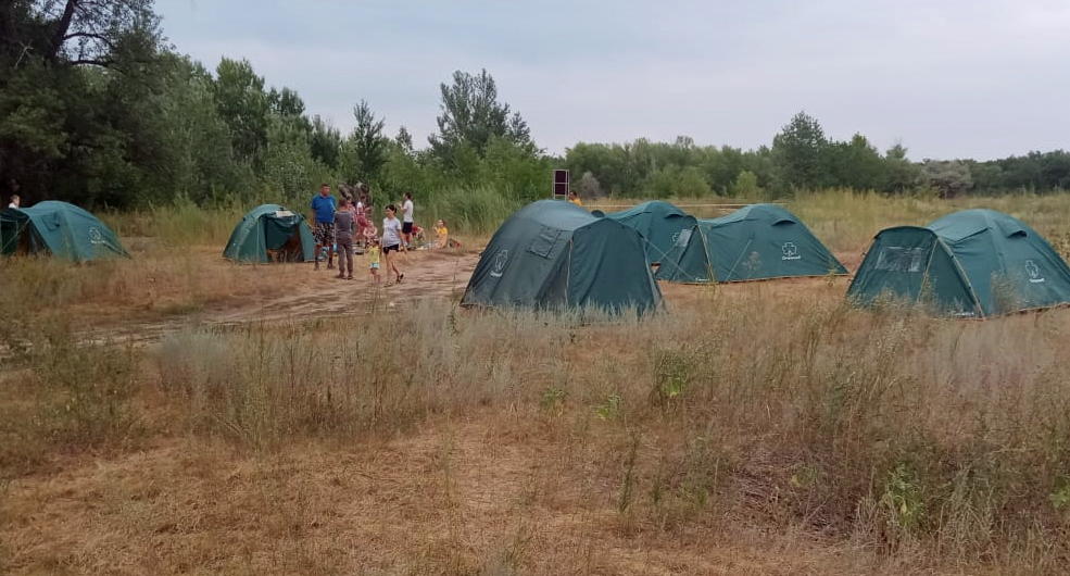 Защитники Волго-Ахтубинской поймы основали палаточный лагерь