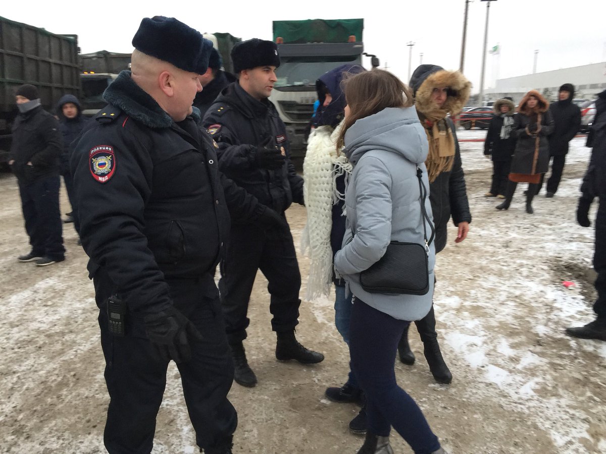 Серпуховской район: голодовка, перекрытие трассы и массовое задержание