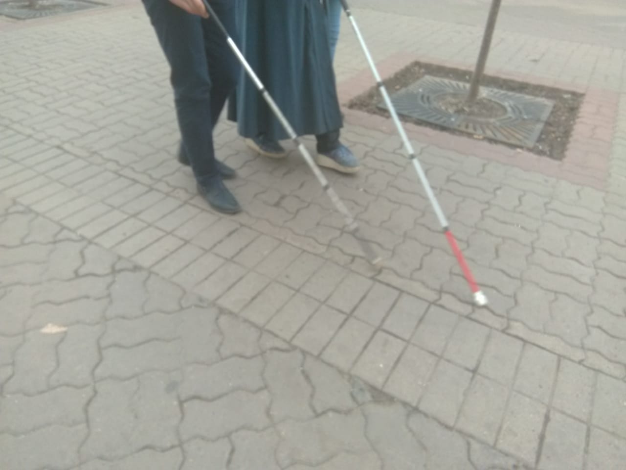 Опыт полной слепоты: акция "Других людей" в центре Казани