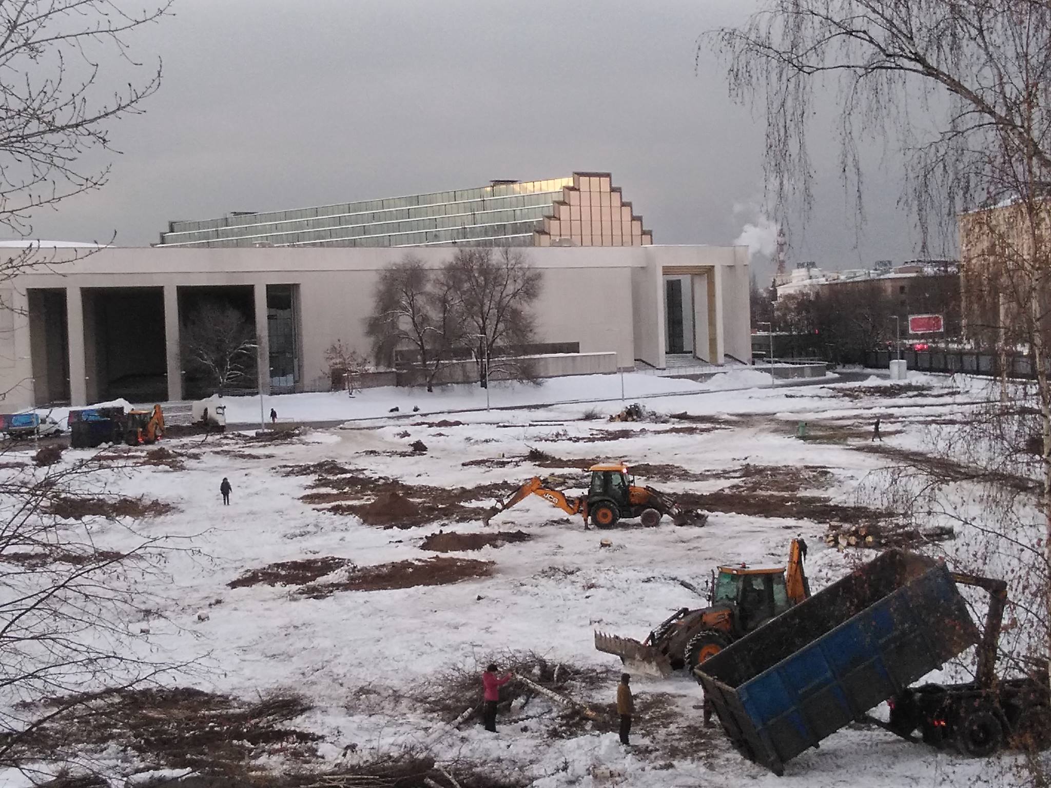 Аварийность деревьев или застройка - в чём истинная причина вырубки сквера на ВДНХ?
