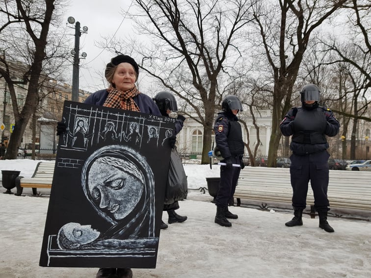 Марш материнского гнева в Петербурге
