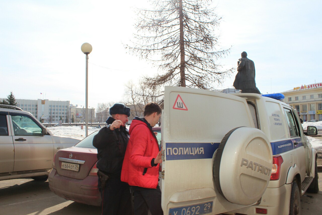 Архангелогородцев, участвовавших в многотысячных протестах, задержали