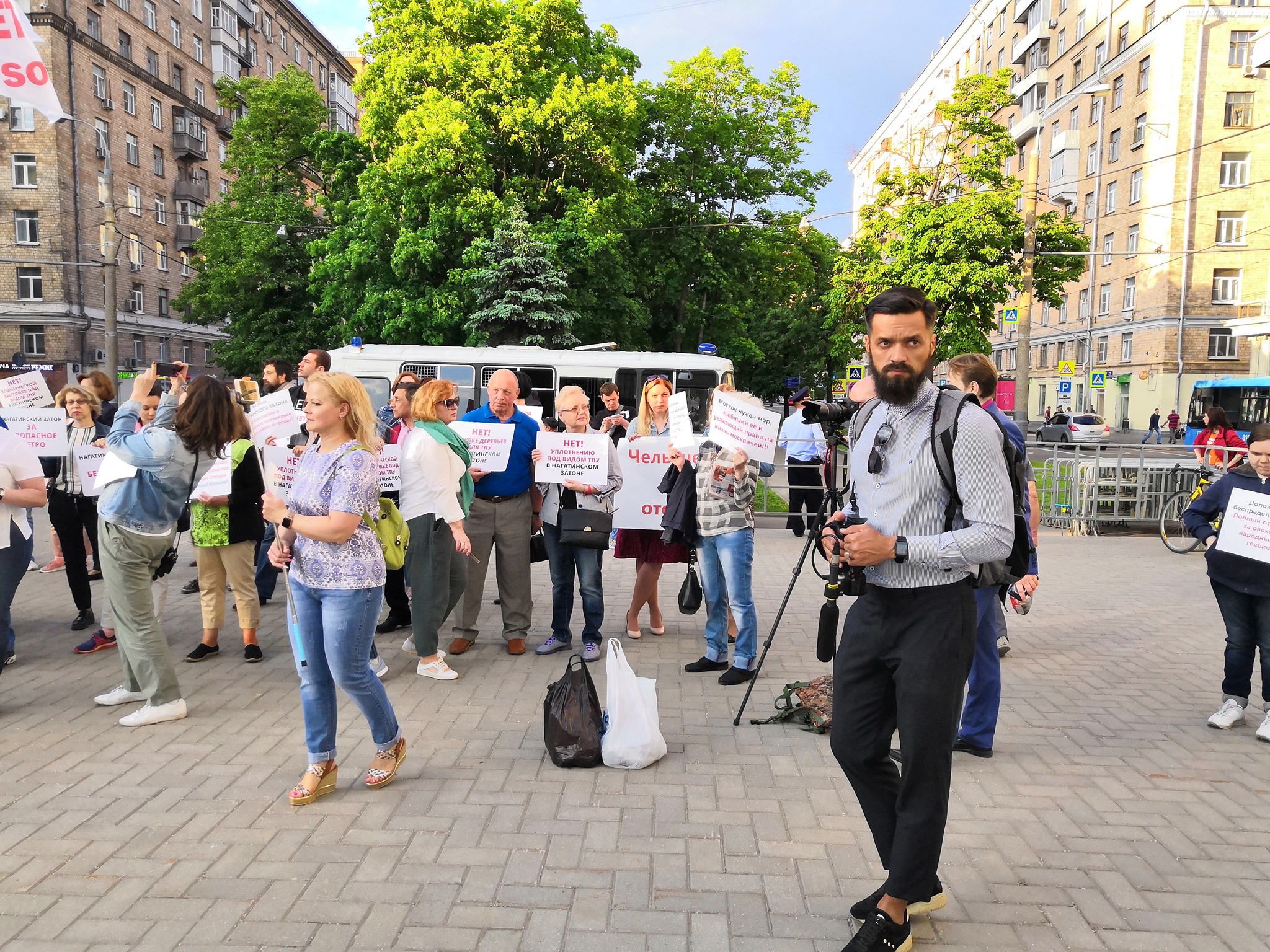 В Москве проводят очередной митинг против строительства метро в опасной близости от домов