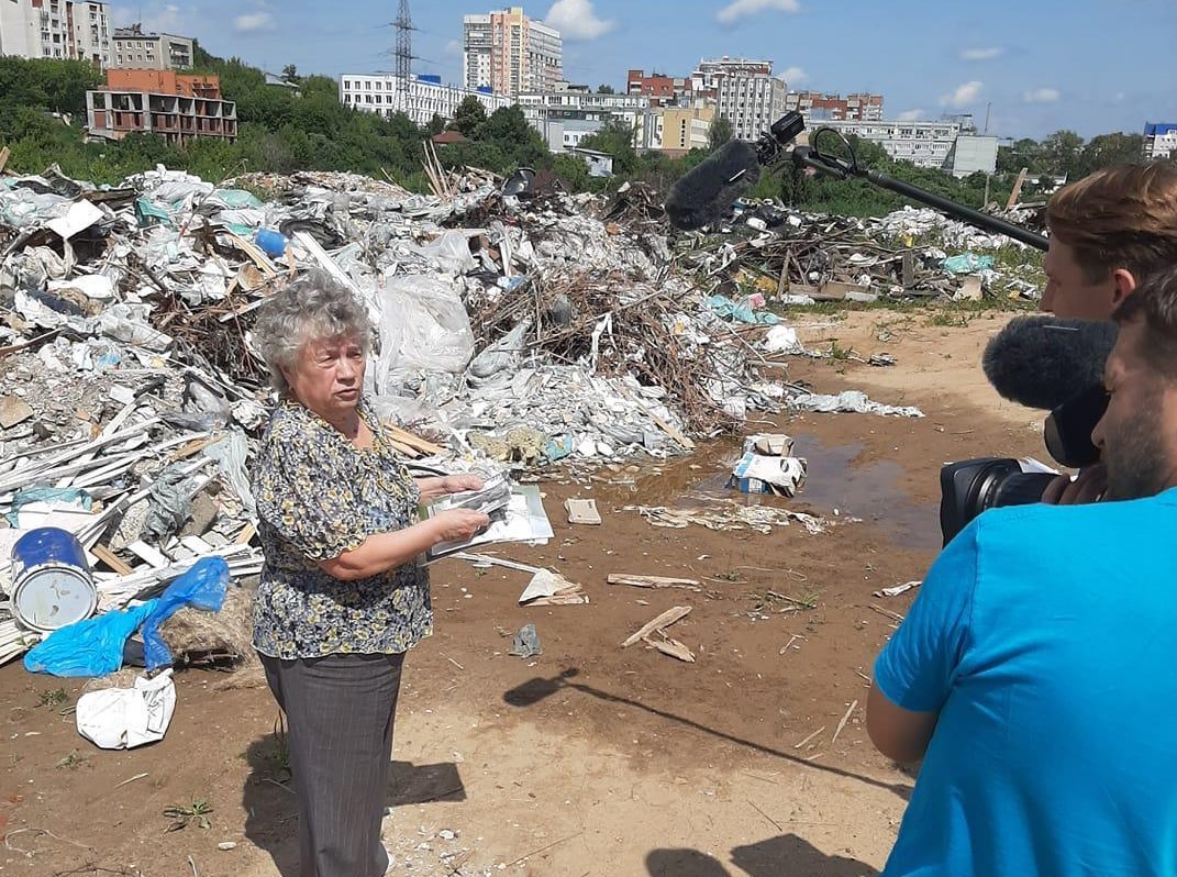 За помойку в центре Нижнего Новгорода может ответить Росприроднадзор