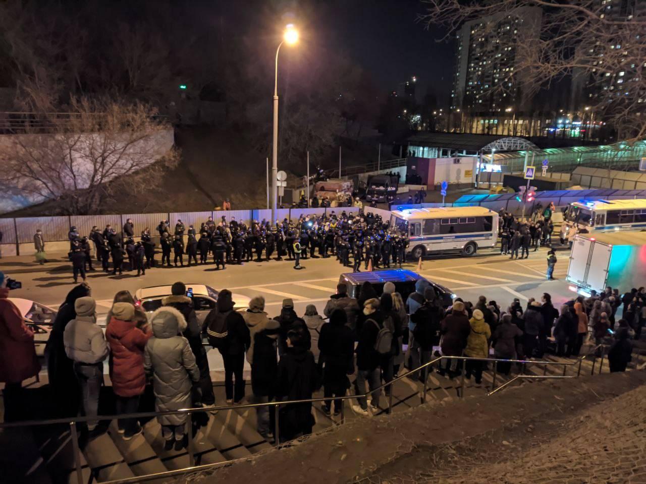 Ночной разгон в Москве - задержаны более 60 человек