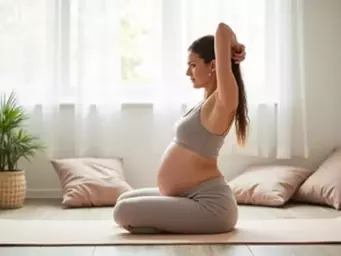 safe stretching routines for pregnant women