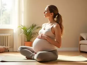 how to maintain good posture in late pregnancy