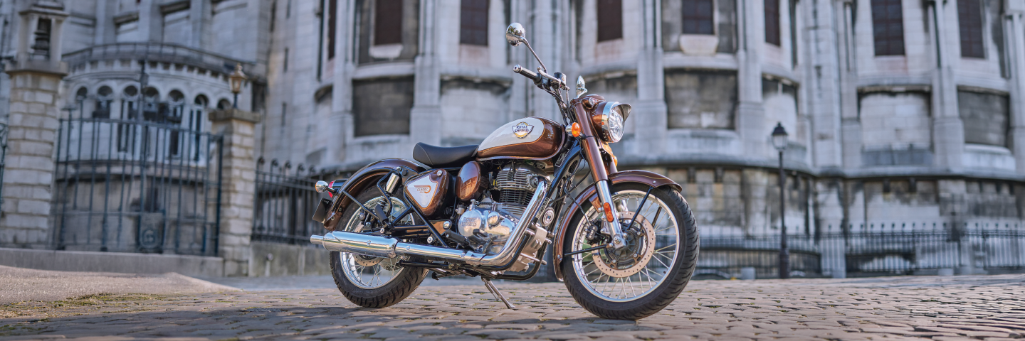 Take a weekend ride through the Assam tea gardens on a Classic 350 from Saraighat Riders Royal Enfield store