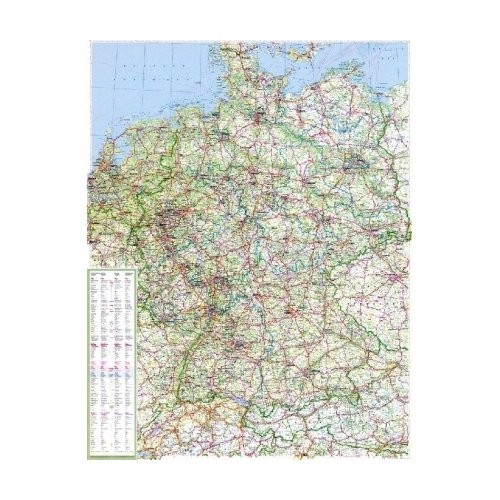 Große Deutschlandkarte Plano