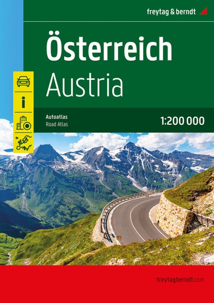 Österreich, Autoatlas 1:200.000, freytag & berndt