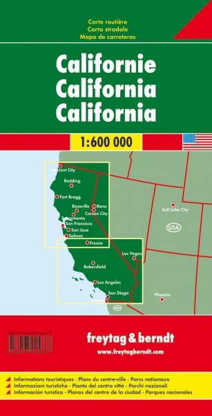 F&B Autokarte Kalifornien