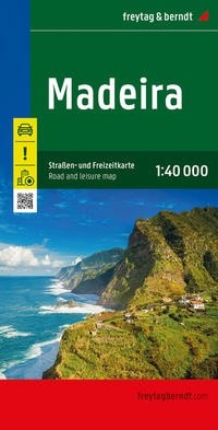 Madeira, Straßen- und Freizeitkarte 1:40.000, f&b