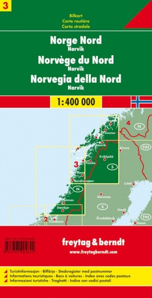 F&B Autokarte Norwegen Nord