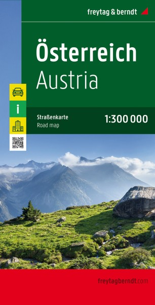 Österreich, Autokarte 1:300.000, freytag & berndt