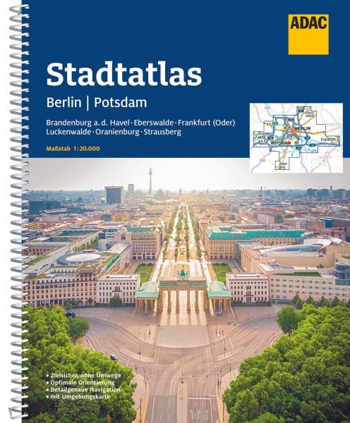 ADAC Stadtatlas Berlin/Potsdam 1:20 000
