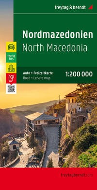 F&B Autokarte + Freizeitkarte Mazedonien