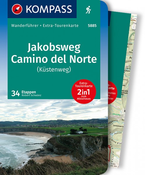 KOMPASS Wanderführer Jakobsweg Camino del Norte