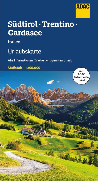 ADAC Urlaubskarte Südtirol, Trentino, Gardasee