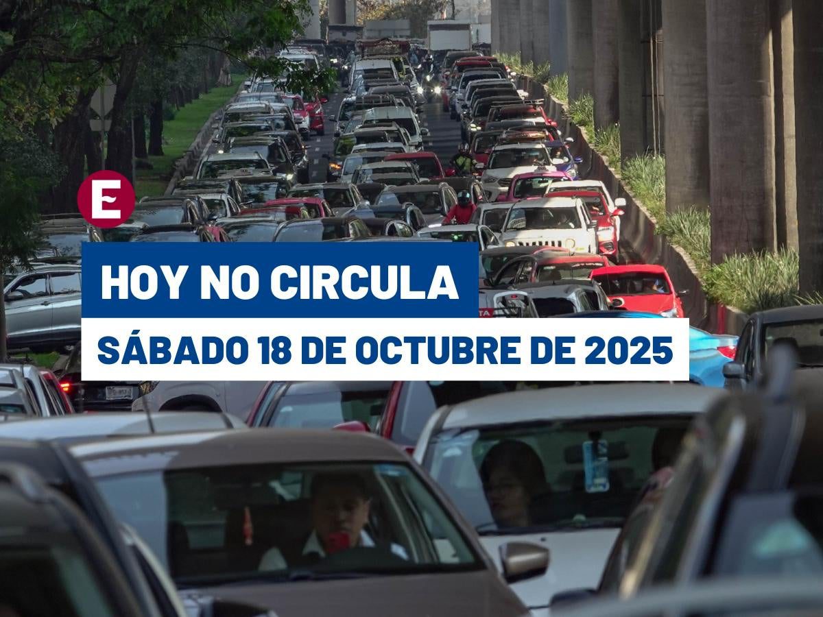 Restricción vehicular en la Zona Metropolitana el 18 de octubre