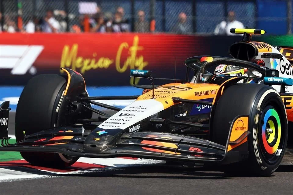 O’Ward, decimotercero en libres del GP de México.