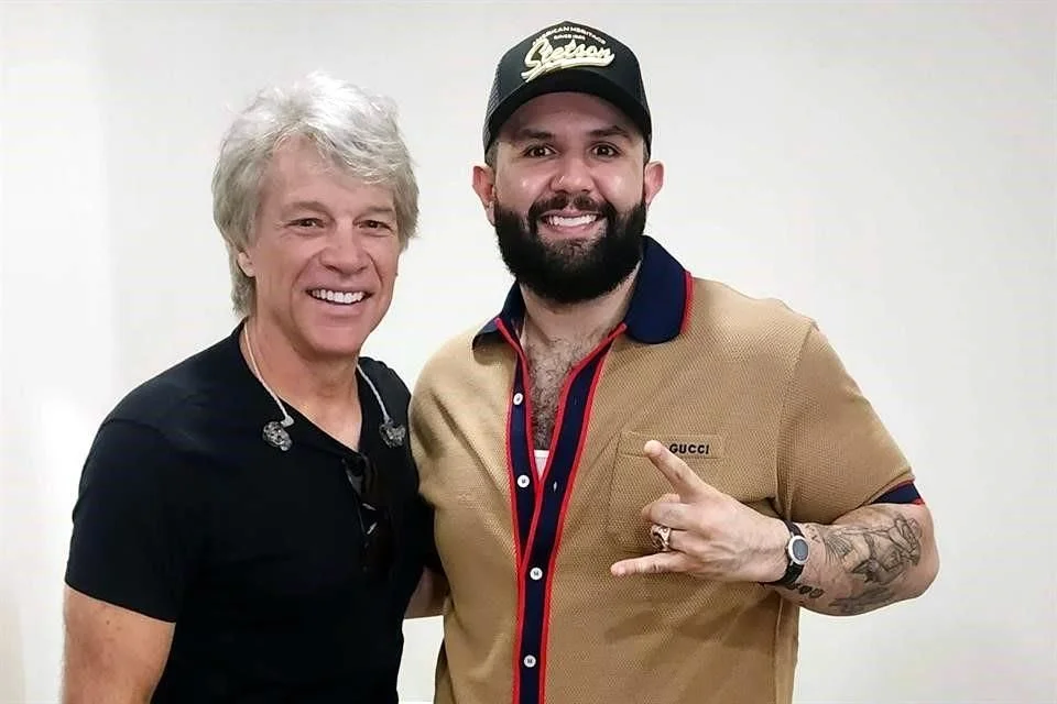 Dúo musical: Carín León y Bon Jovi unen talentos.