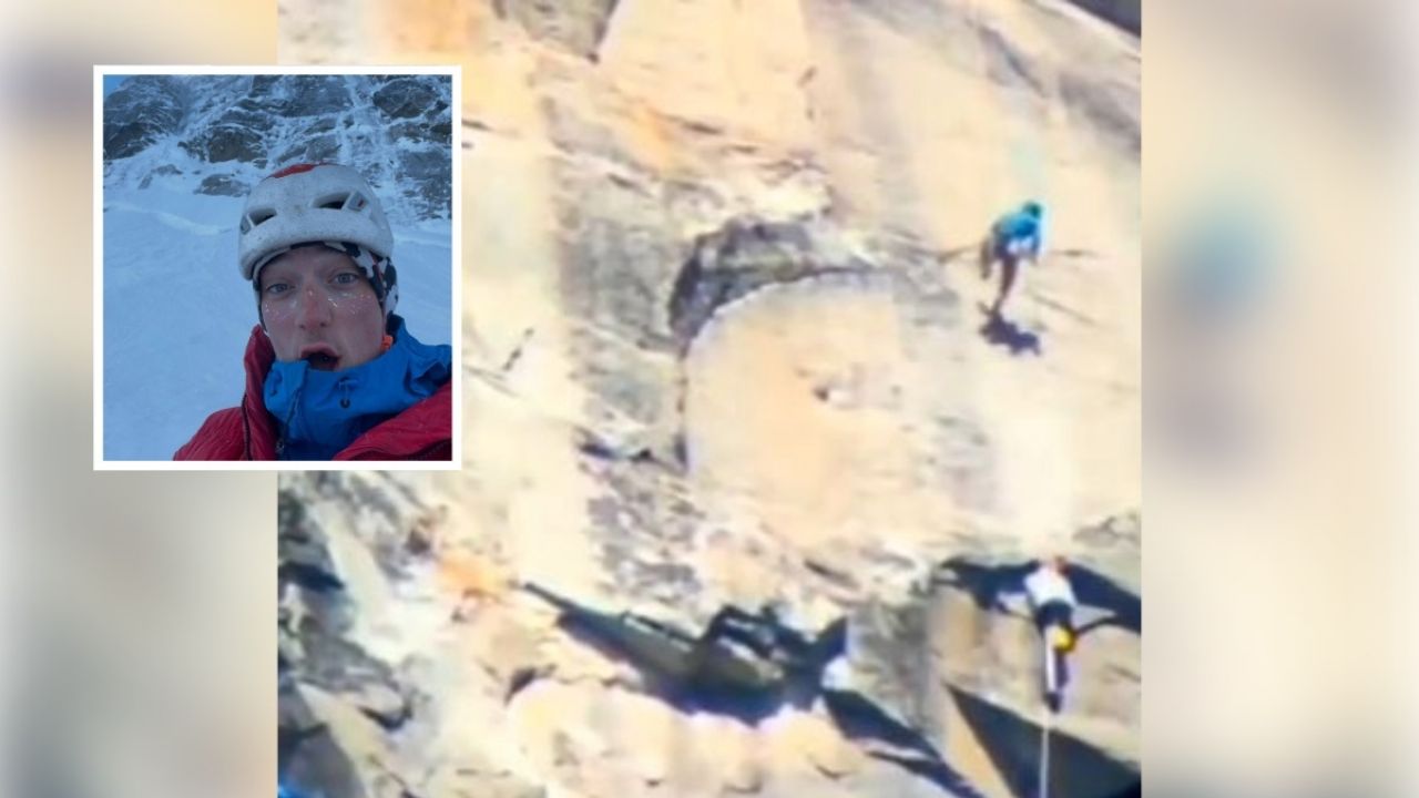 Escalofriantes imágenes inéditas del desenlace del alpinista Balin Miller.