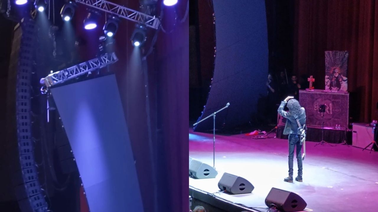 Fallo técnico en pantalla detiene concierto de El Tri