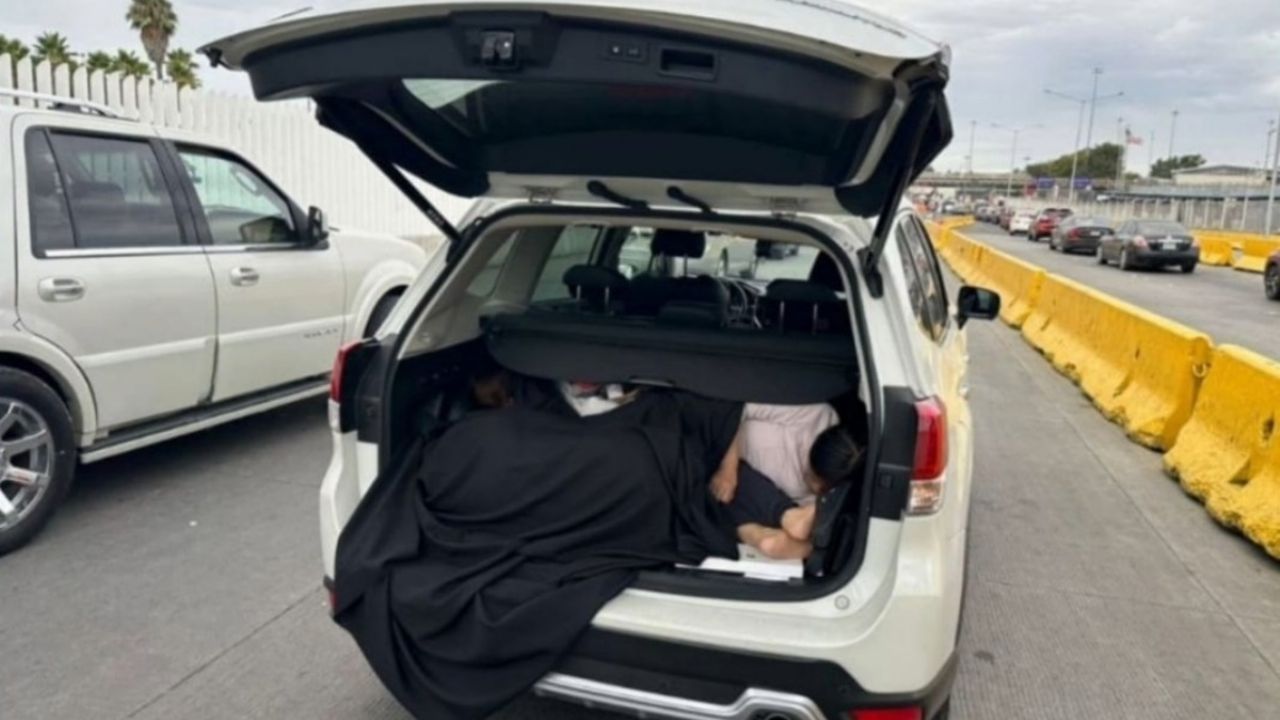 Ocultas en un maletero, tres chinas intentaron ingresar ilegalmente a EE. UU.