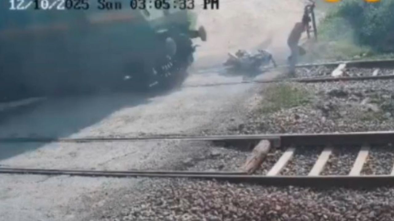 Motociclista: colisión fatal, causas evidentes y registro visual detallado.