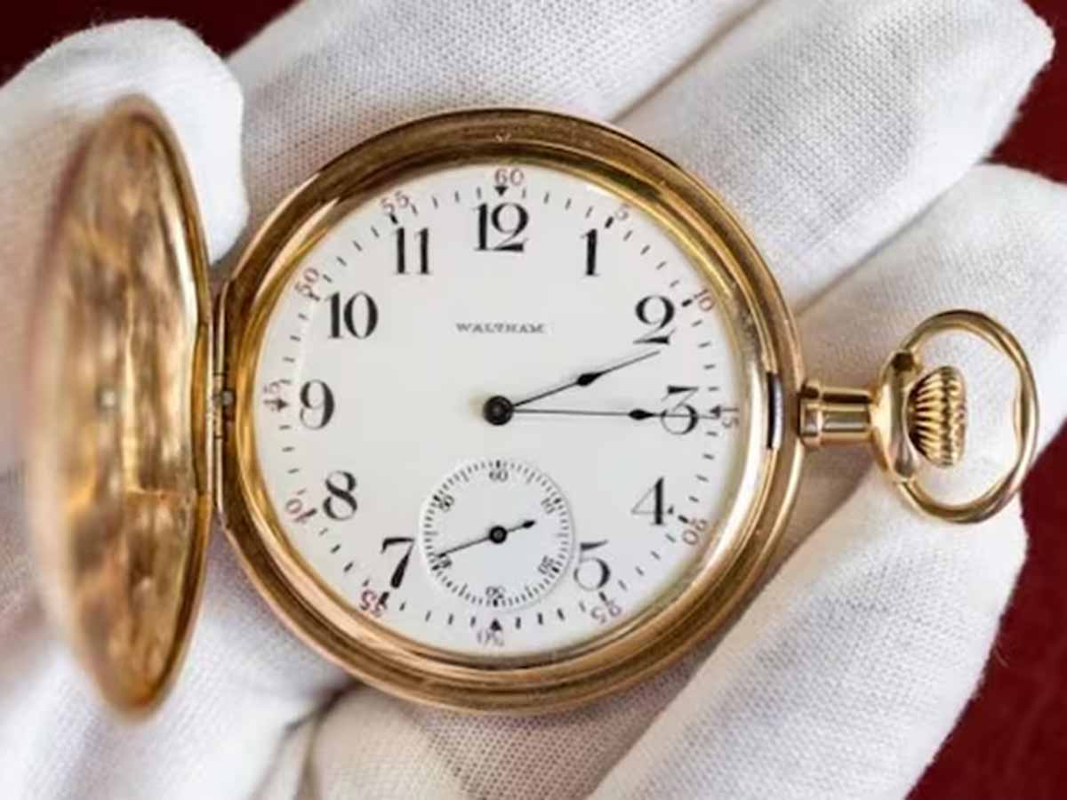 Remate de objetos del Titanic: un reloj de oro de pasajero se vendió por dos millones de euros.