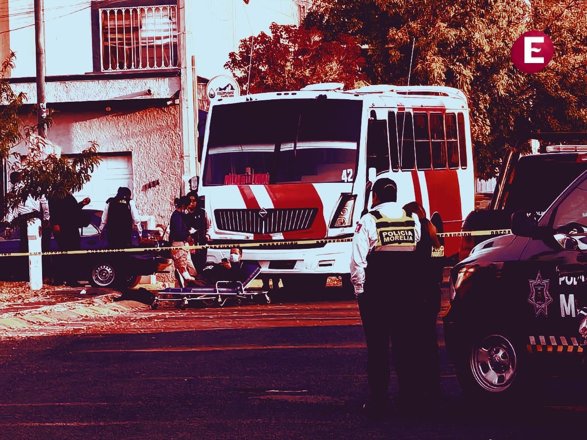 Muerte en autobús de Michoacán tras enfrentamiento.