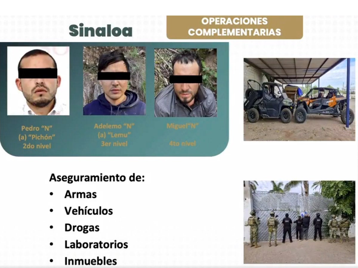 Detienen a “El Pichón”, presunto sicario de “El Chapo Isidro”.