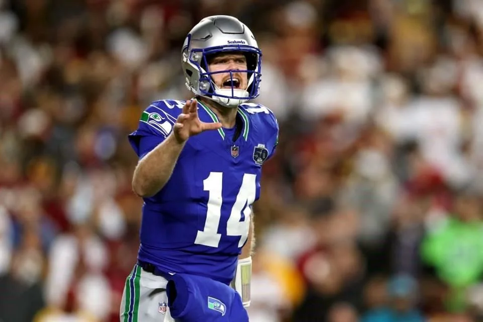 Carrera dominante de Darnold sella triunfo aplastante de los Seahawks ante los Commanders.
