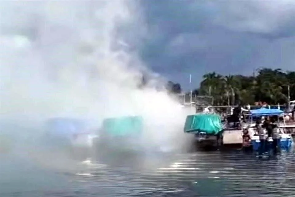 Cinco heridos deja fuga de combustible en Cozumel.