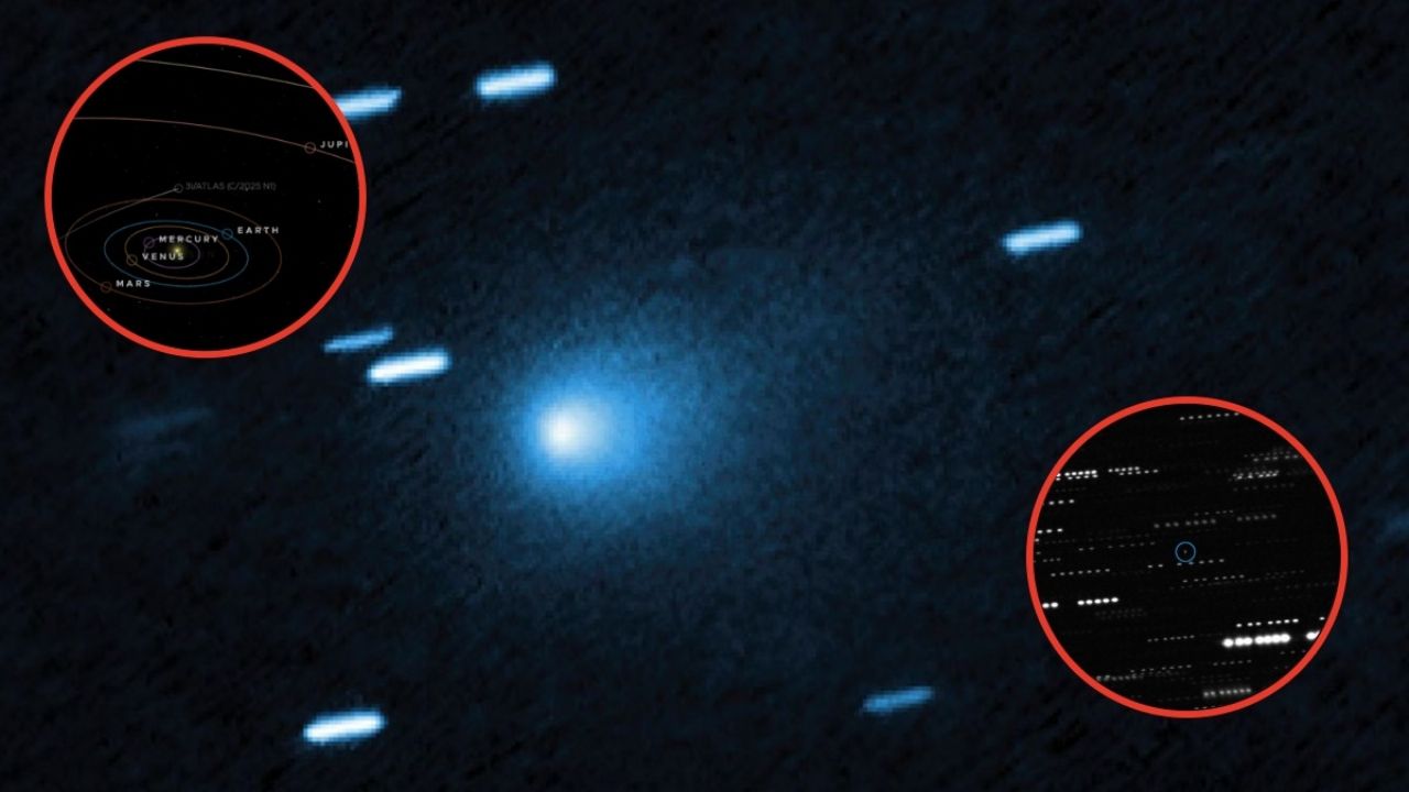 El cometa interestelar 3I/ATLAS se dirige hacia la Tierra: un estudio de su curso y una comparación con objetos cósmicos de origen extragaláctico.