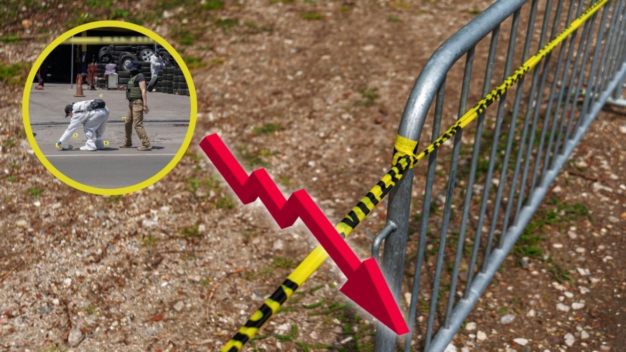 Reducción significativa de la violencia grave en México durante el último lustro y medio, según datos oficiales.