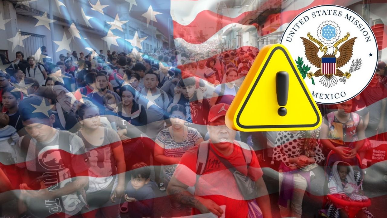 Mensaje de la Embajada estadounidense en México: Cuidado con información falsa sobre programa de asilo