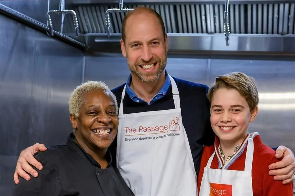 El espíritu generoso de Diana vive en William y George.